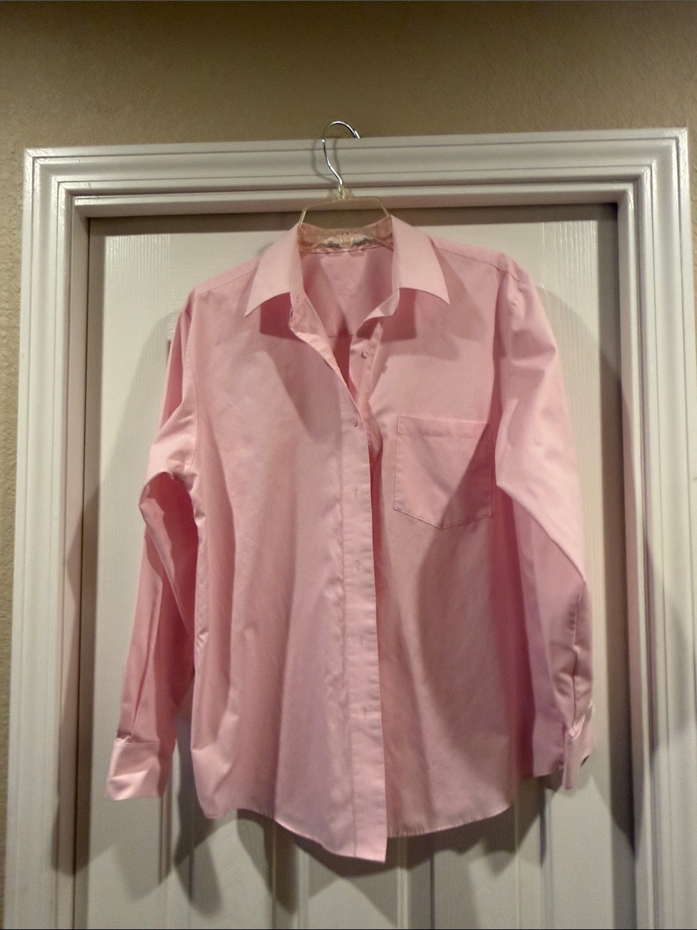 Foxcroft women’s pink button down shirt new size 10